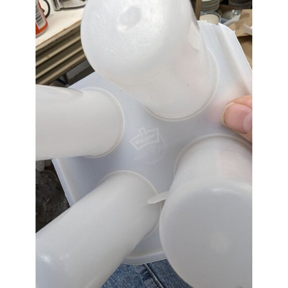 Vintage Disney Popsicle Molds Set of 4 Freezer Pop Makers Tray Mickey Donald - Picture 7 of 9